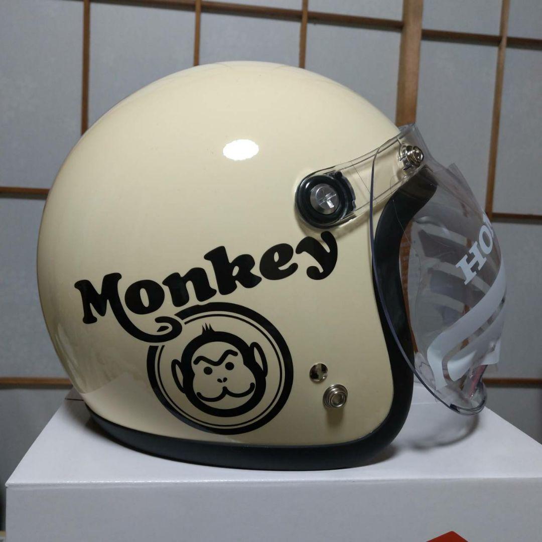 Honda Monkey ヘルメットJC-1C アイボリー×ブラックMサイズ