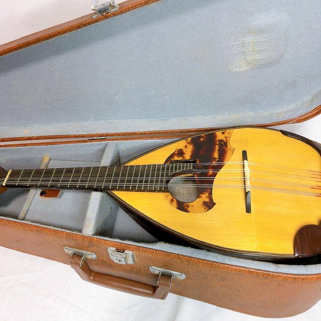 【美品】落合忠男 手工 マンドリン Ｍ４ 1991年 ハードケース付