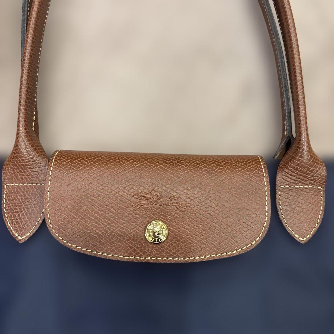 LONGCHAMP ル プリアージュハンドバッグ Lサイズ ネイビー