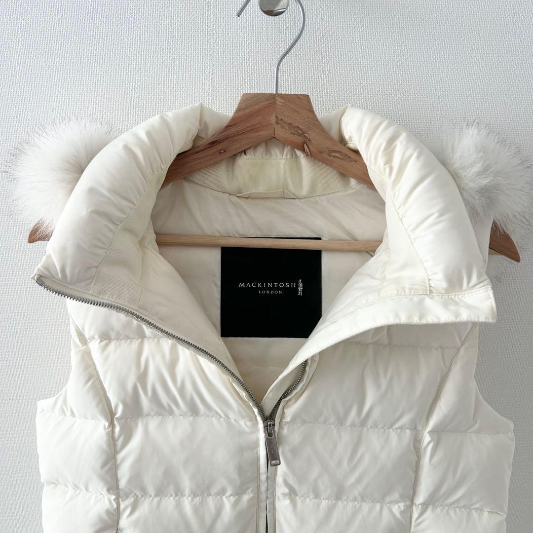 MACKINTOSHLONDON ダウンベスト　ホワイト　40