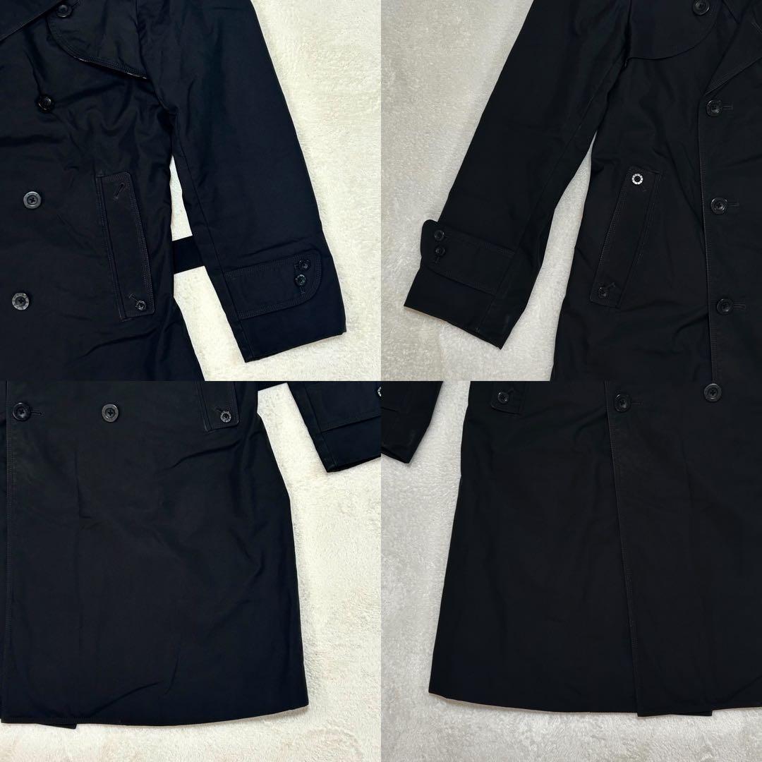 BURBERRY BLACK LABEL トレンチコート　ノバチェック　L 黒