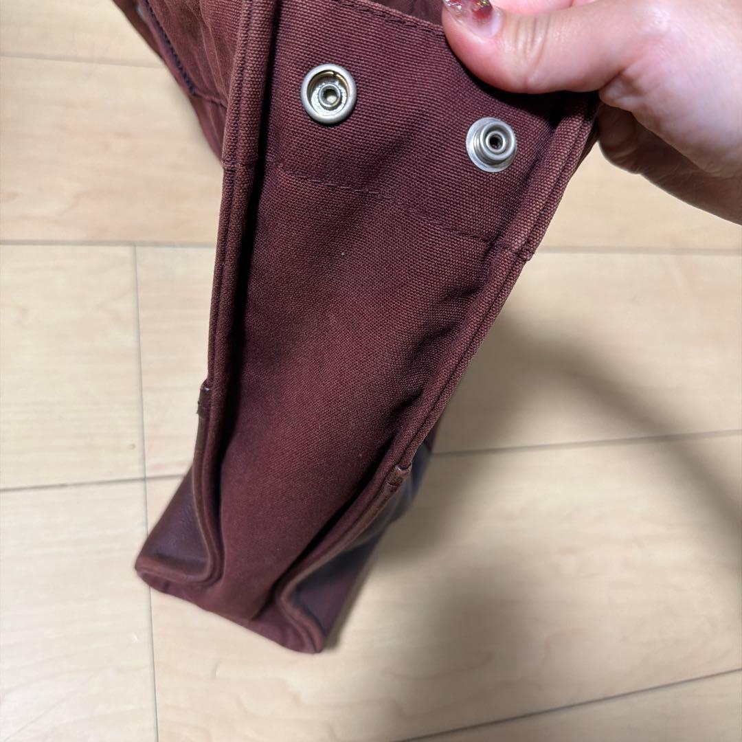 エルメス フールトゥ トートバッグ キャンバス レザー