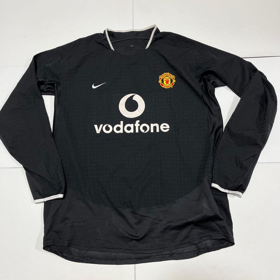 NIKE マンチェスターユナイテッド 03-05 アウェイ　長袖ユニフォーム 黒