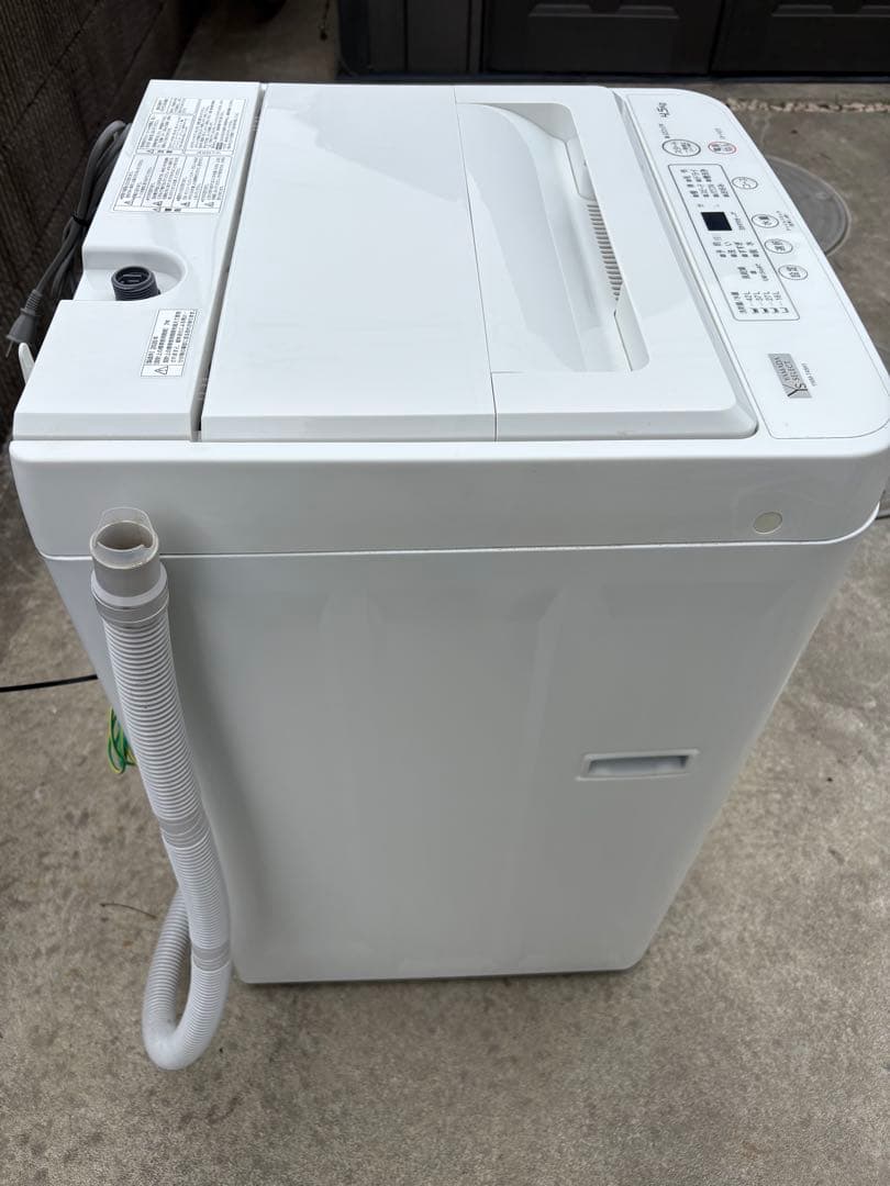 ヤマダセレクト洗濯機4.5kg 2020年製YWM-T45H1除菌・清掃済み