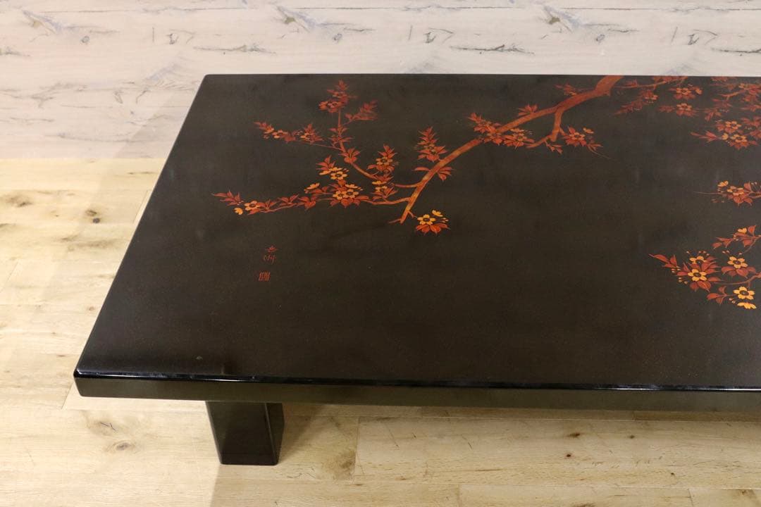 GMHS306○伝統工芸士 西岡寛治作 座卓 センターテーブル ローテーブル 和