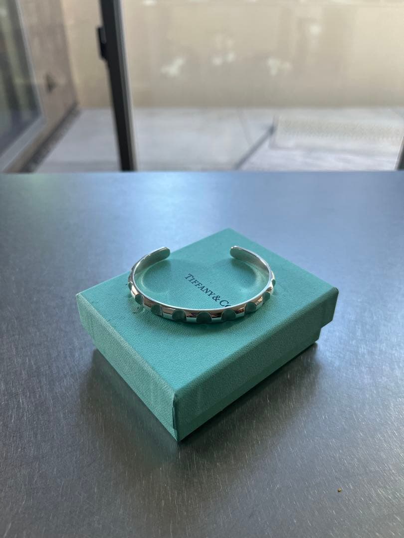 Tiffany パロマグルーヴ カフ ブレスレット ティファニー シルバー