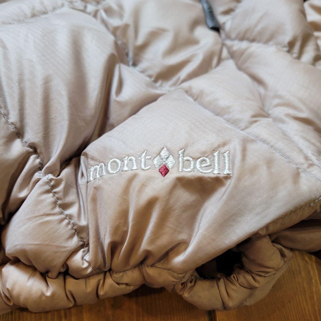 モンベル スペリオ ダウンジャケット ダイヤキルト ドローコード 短丈 M