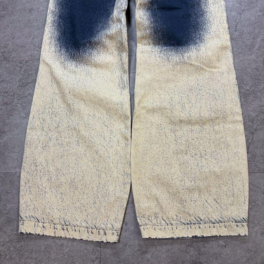 美品【ラグアジェム】WASH PRINT FLARE デニム