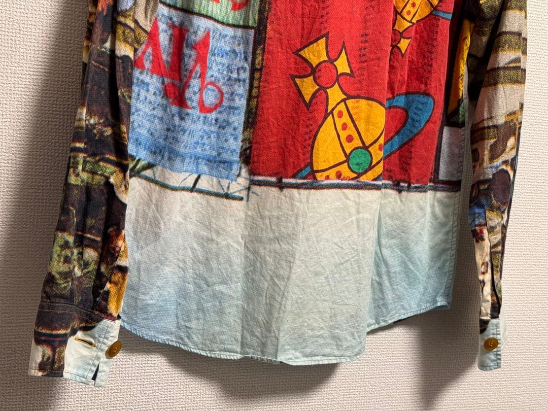 【Vivienne Westwood】ピカデリー サーカス プリント シャツ
