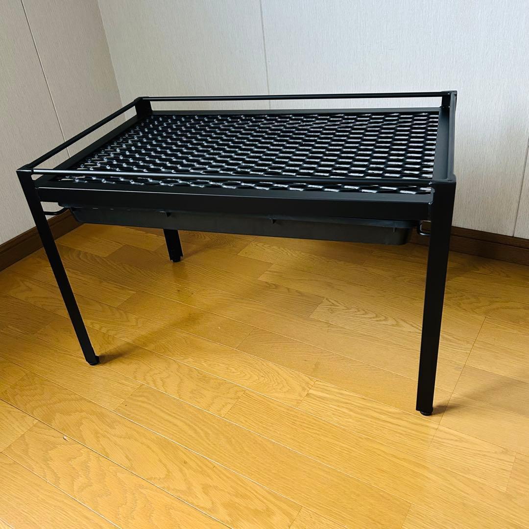 メッシュプランターラック　ロボット掃除機対応64cm x 40cm 受け皿付き