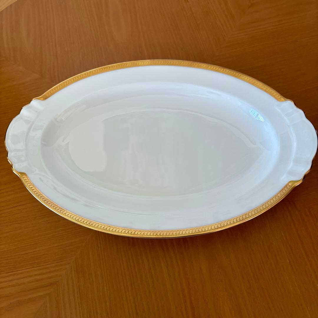 大倉陶園　片葉金蝕　ベーカー