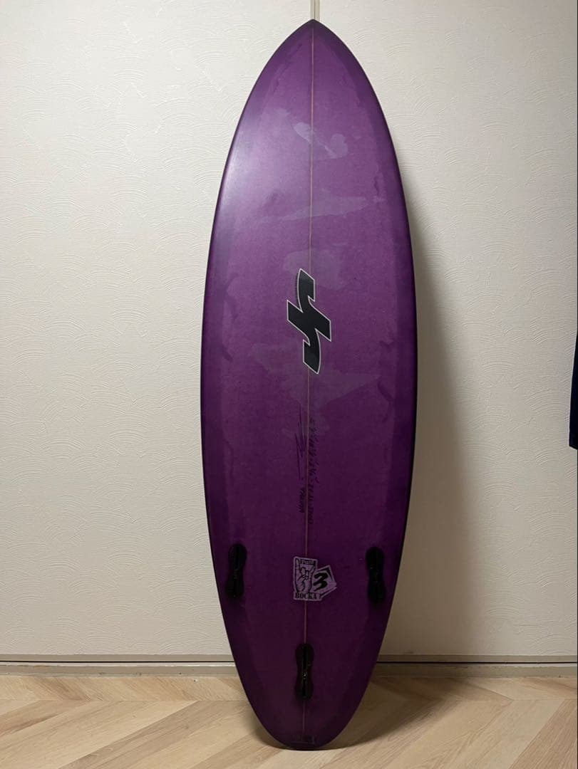 サーフボード　jrsurfbords 紫　ショート