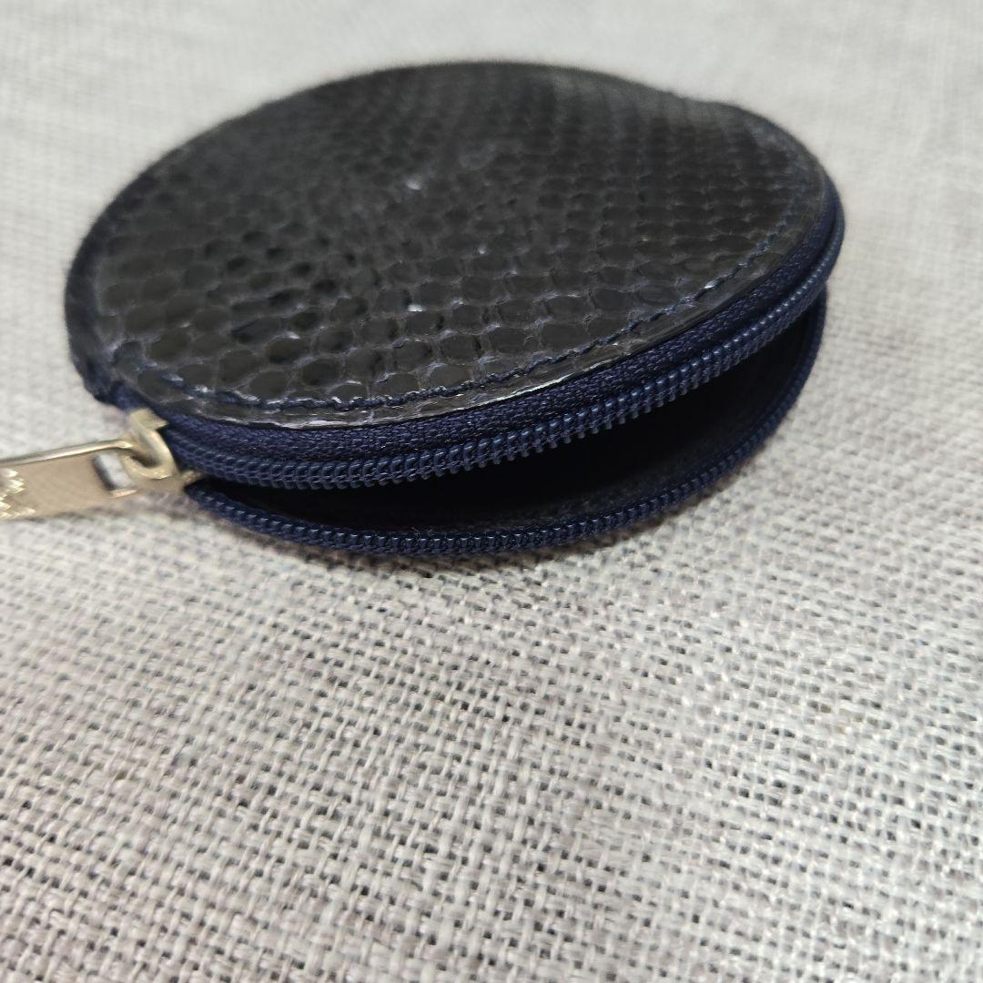 【未使用】LOEWE ケース ネイビー エキゾチックレザー