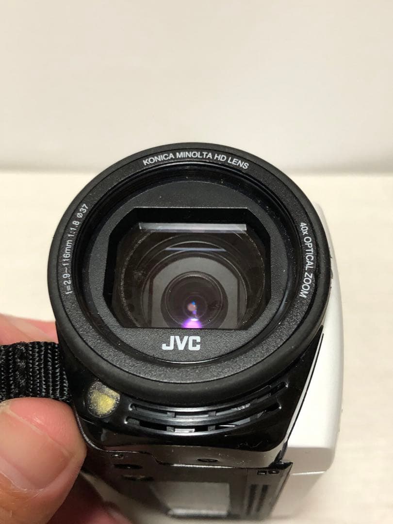JVC ビデオカメラVictor Everio GZ-F270-W 60倍ズーム