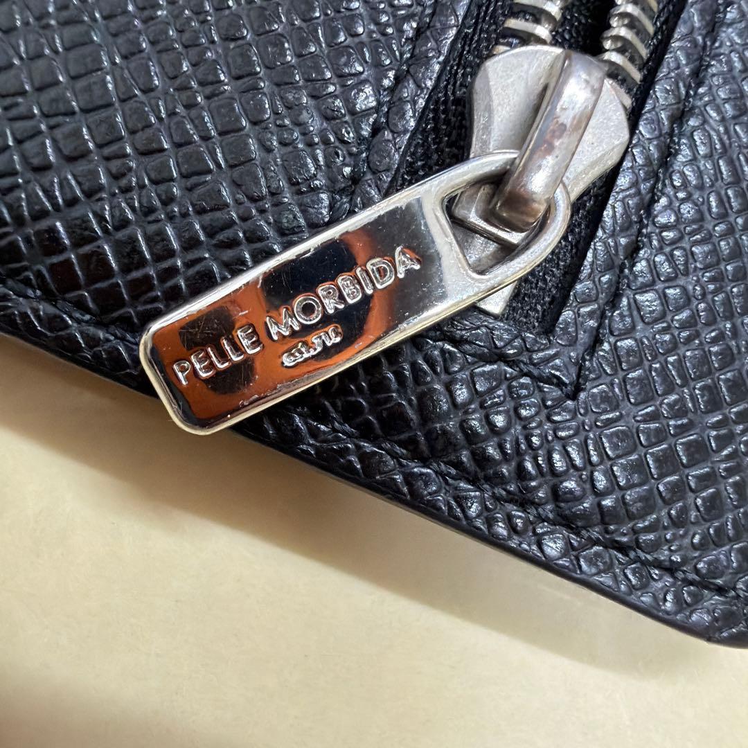 PELLE MORBIDA ペッレモルビダ　バルカ　コンパクトウォレット　黒