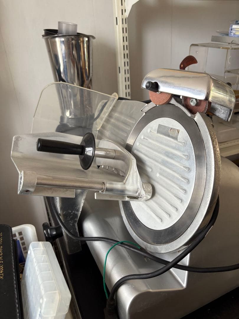 手動スライサー アルミ製 透明カバー付き