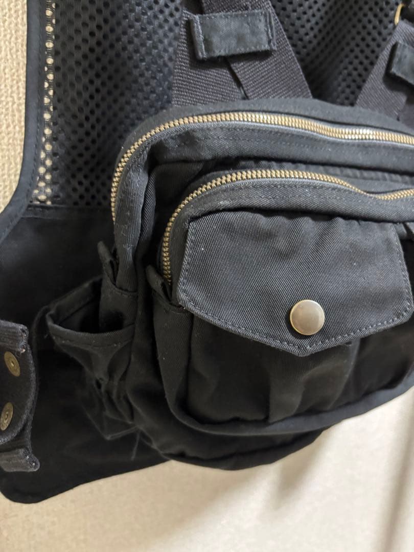 FOXFIRE フィッシングベスト ブラック