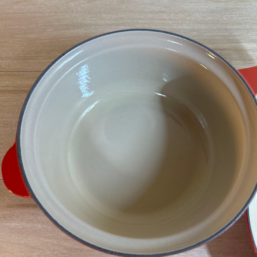 ルクルーゼ　マルチファンクション　片手鍋　チェリーレッド　22cm