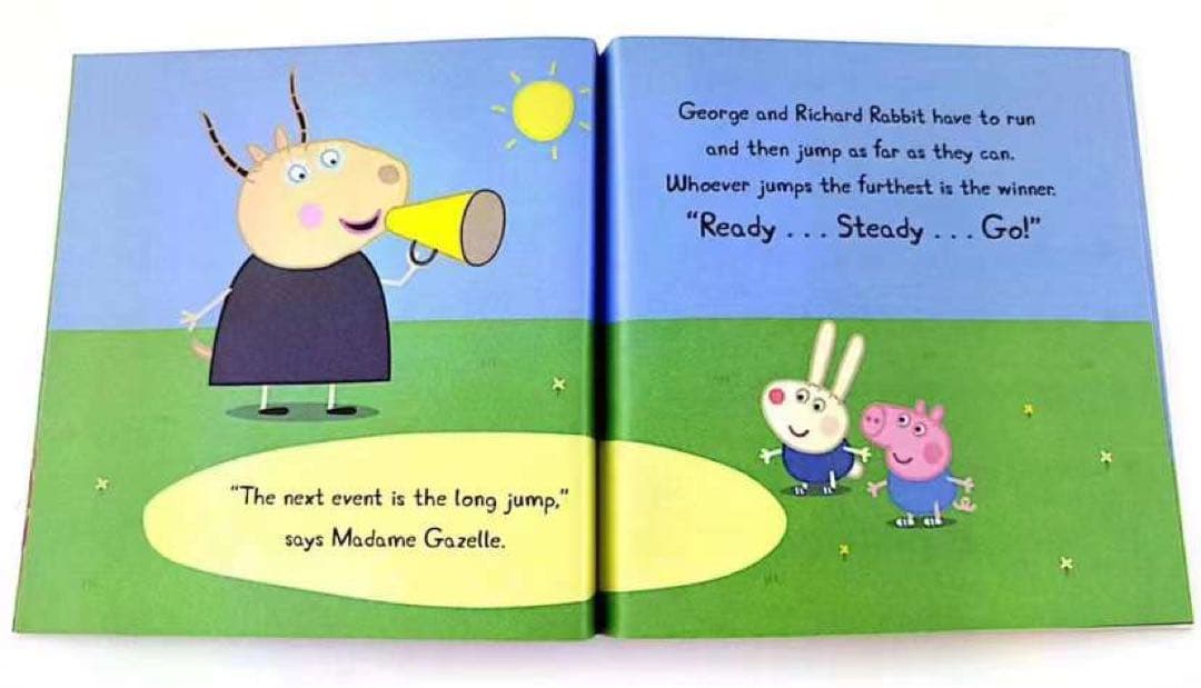 PeppaPig 黄箱　青箱　2点お得セット　ペッパピッグ　音源おまけ付 洋書