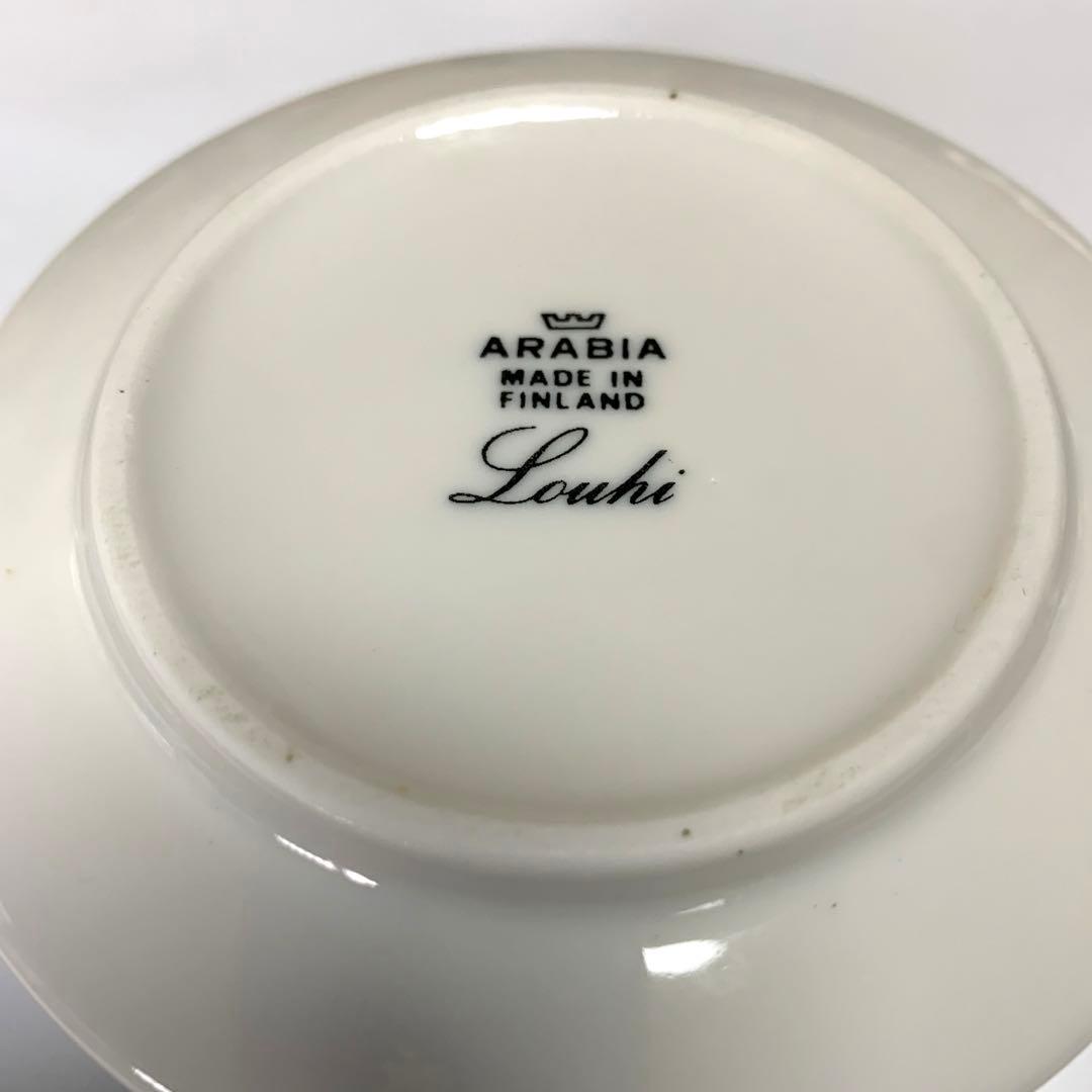 アラビア食器　フィンランド　旧ロゴマーク　ビンテージ　両取手　スープカップ