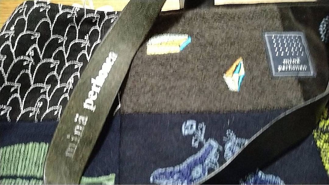 minaperhonen☆piece bag　レアテキスタイル　人気　希少