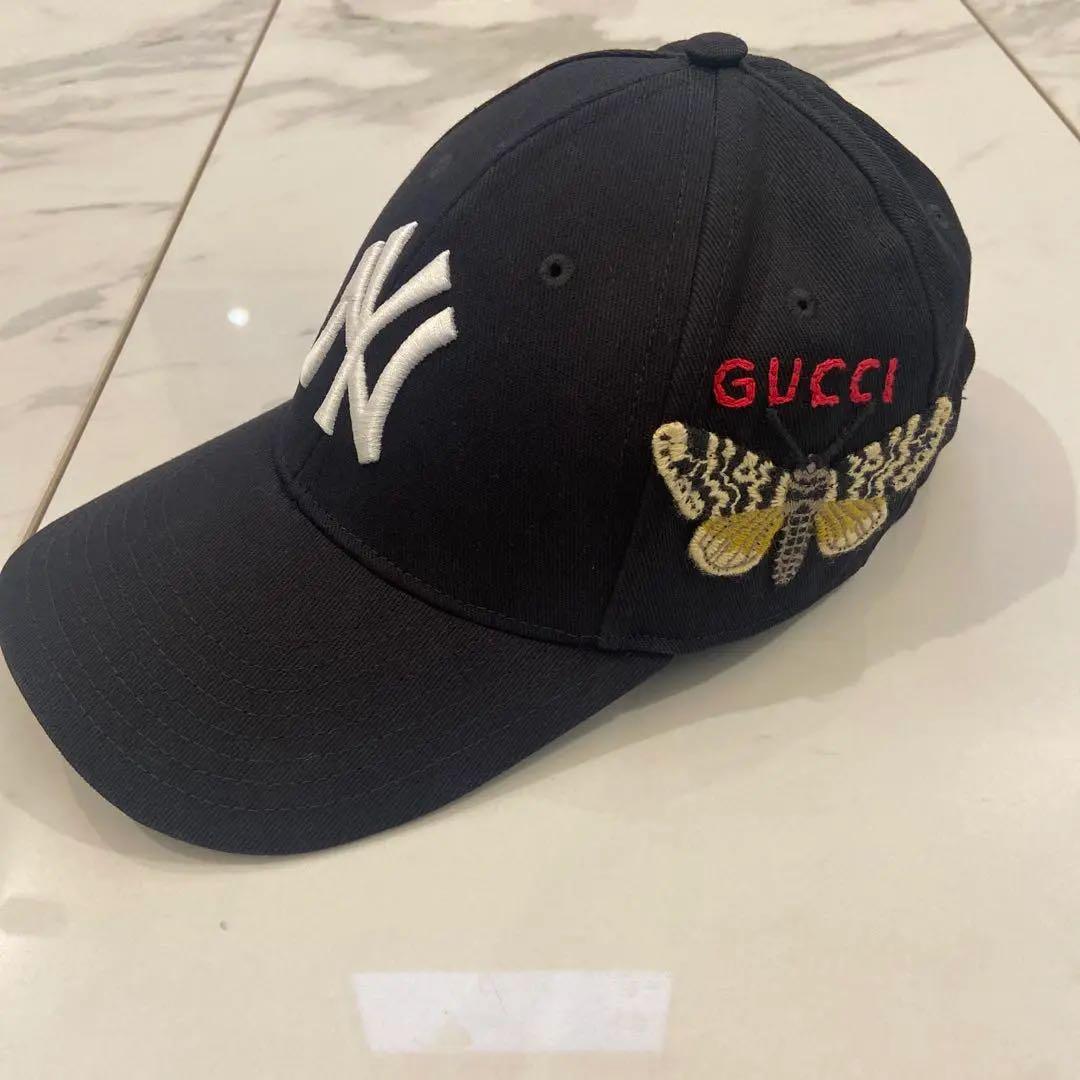 ⭐︎入手困難⭐︎ GUCCI ×ニューエラキャップ　黒