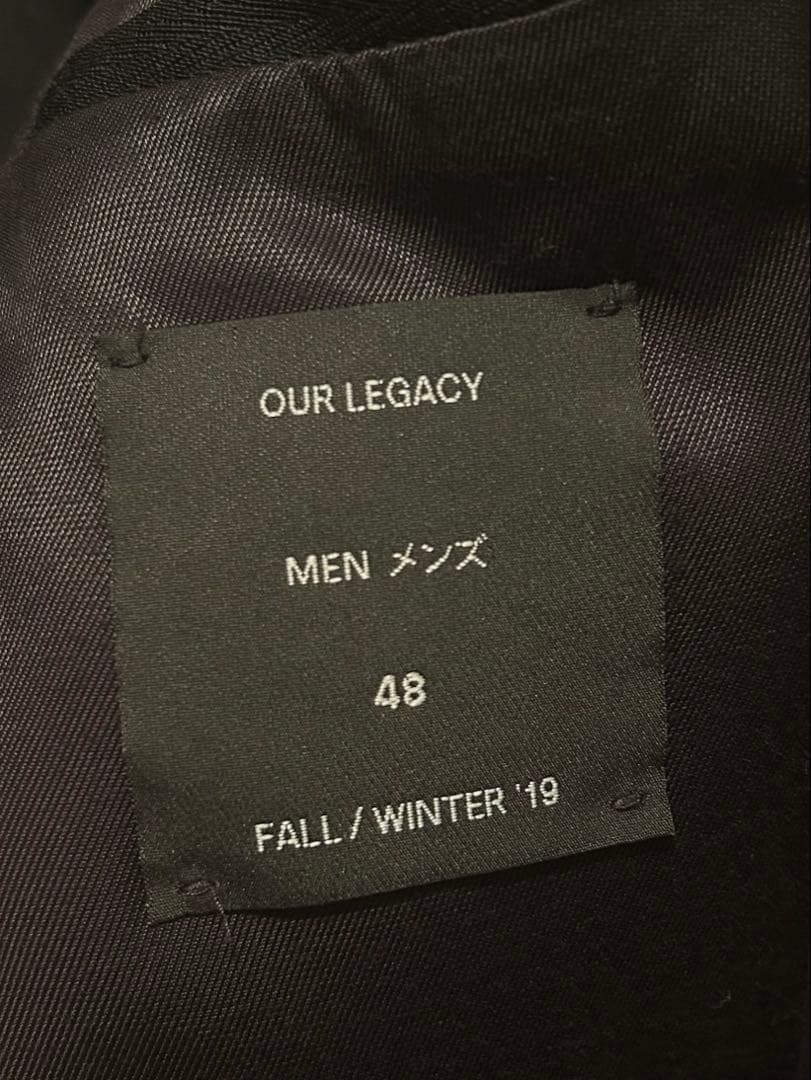 ジャケット・アウター OUR LEGACY 19AW DOLPHIN COAT 48