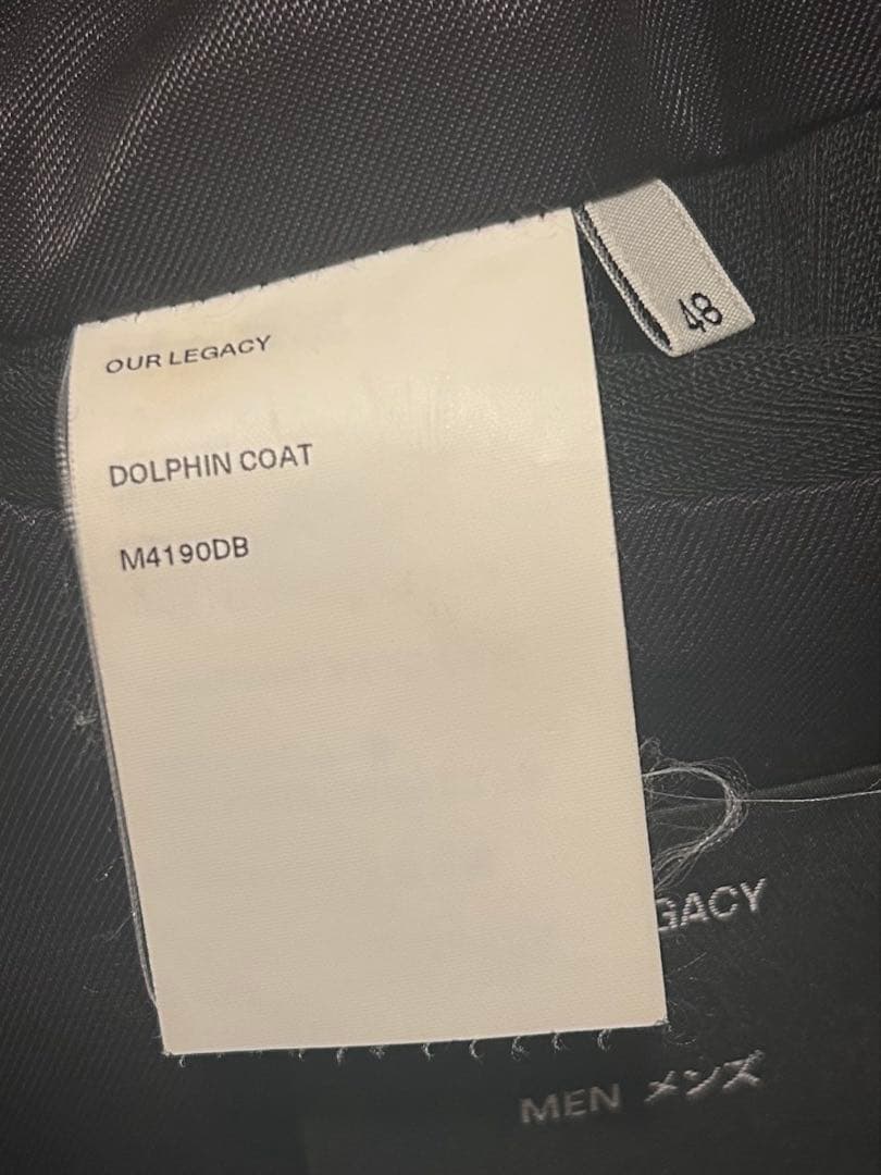 ジャケット・アウター OUR LEGACY 19AW DOLPHIN COAT 48