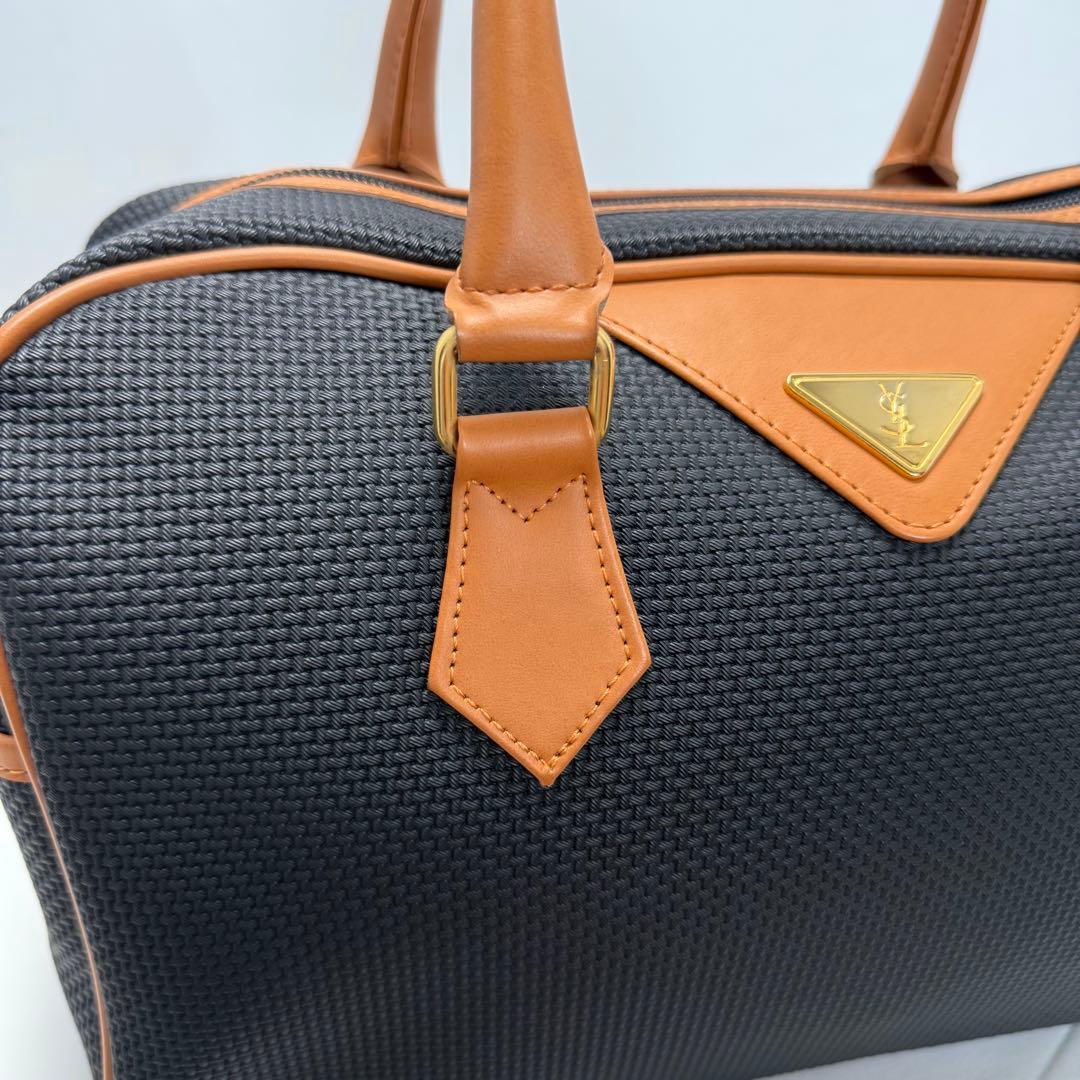 ✨極美品✨イヴサンローラン ミニボストン カサンドラロゴ ゴールド金具 レザー