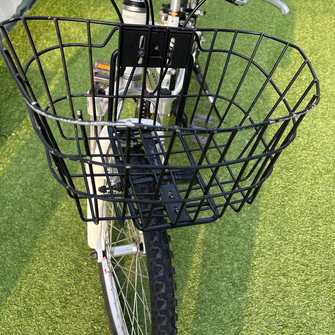 LOUIS GARNEAU j24 ホワイト 自転車 バスケット付き