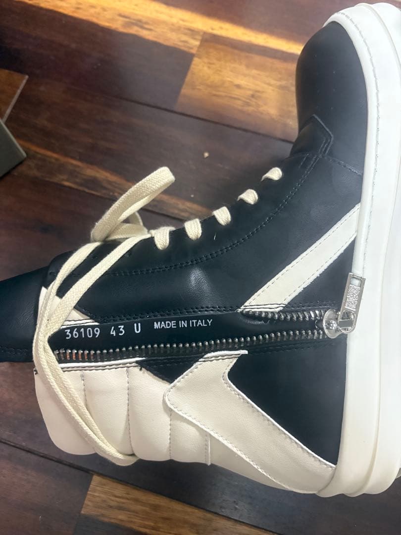 リックオウエンス Rick Owens GEOBASKETジオバス レザー