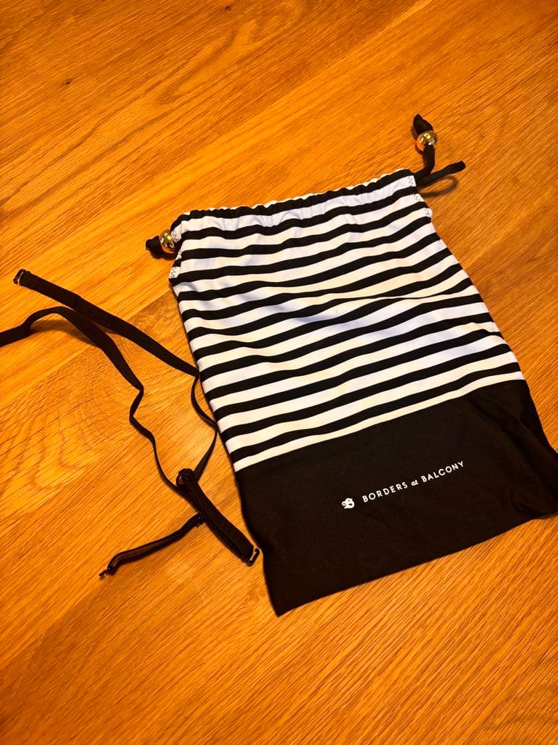 ボーダーズアットバルコニー 水着　3way Mサイズ　専用巾着付　美品