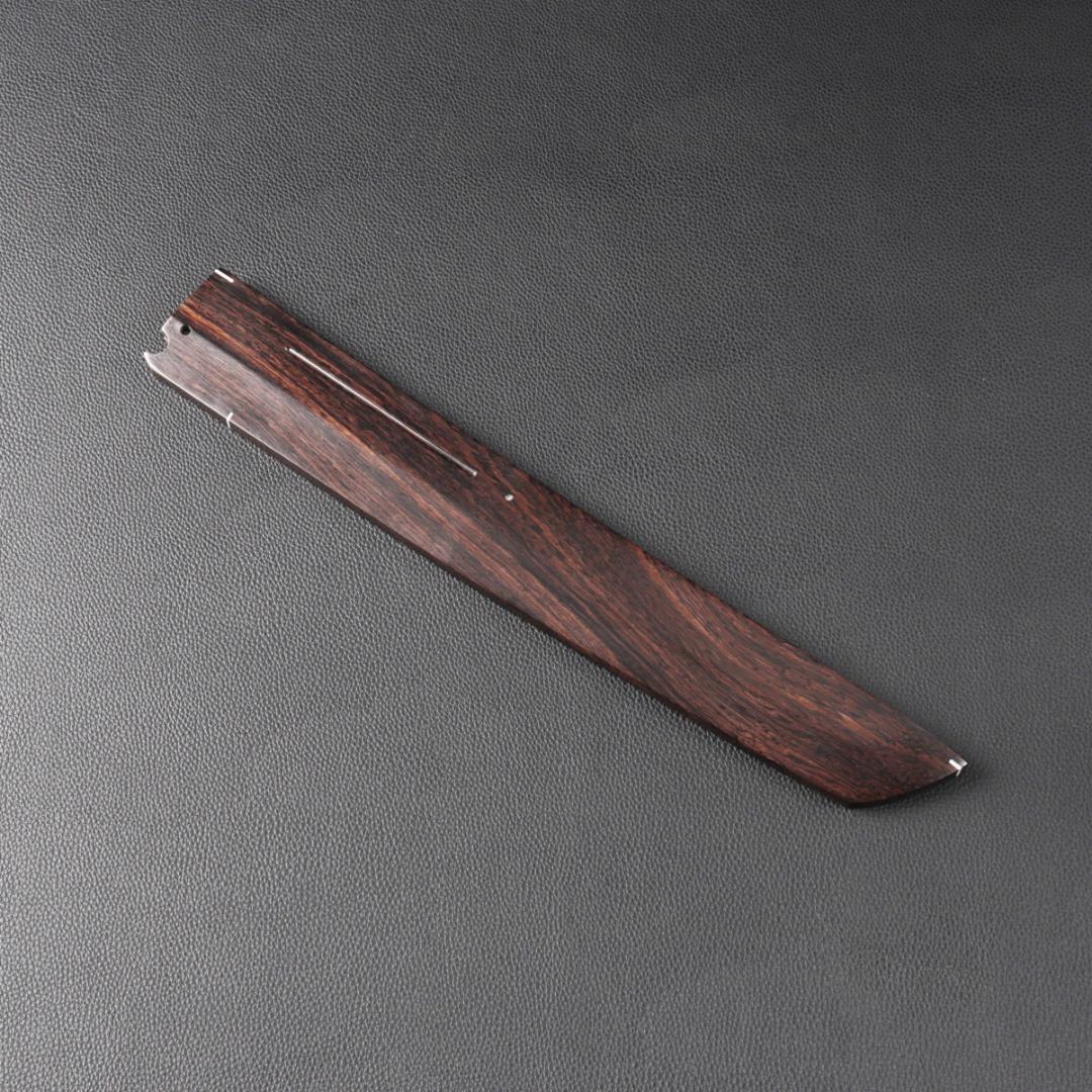 下田 伸弥  骨切り包丁 専用の鞘 アフリカ黒檀 尺（刃渡り300mm）