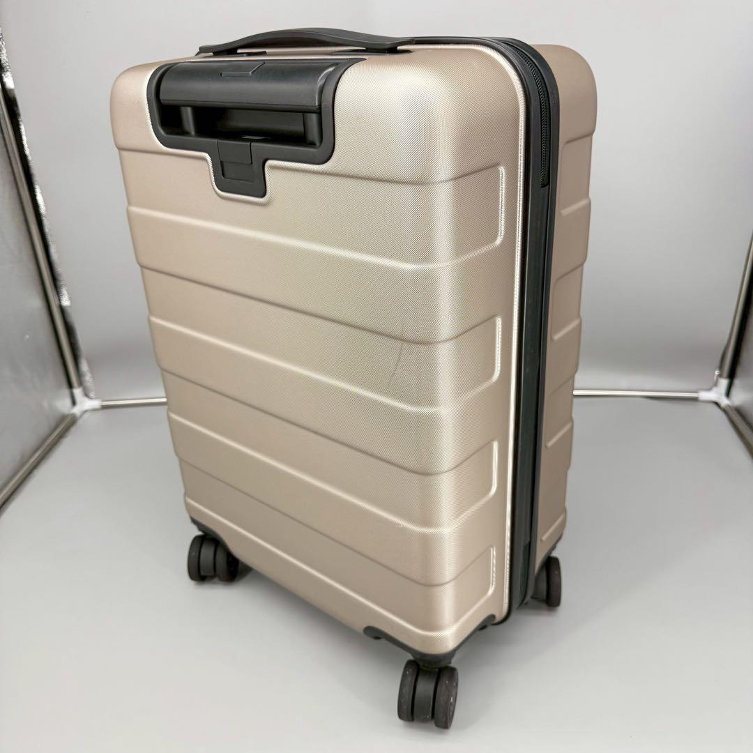 無印良品　4輪キャリーケース ベージュ　ゴールド　35L