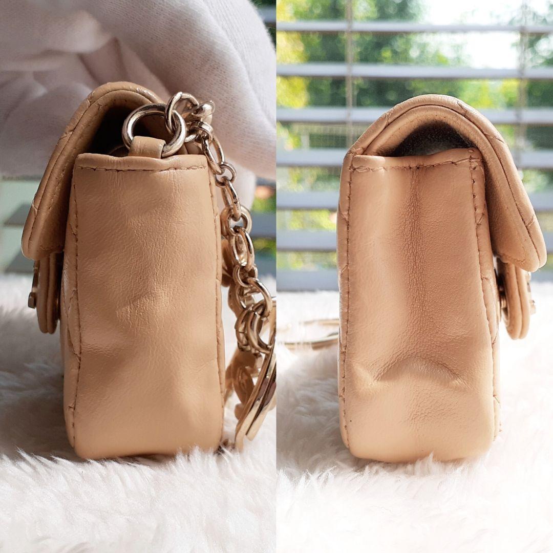 ⭐CHANEL⭐　美品　シャネル　ミニミニマトラッセ　キーリング　ベージュ