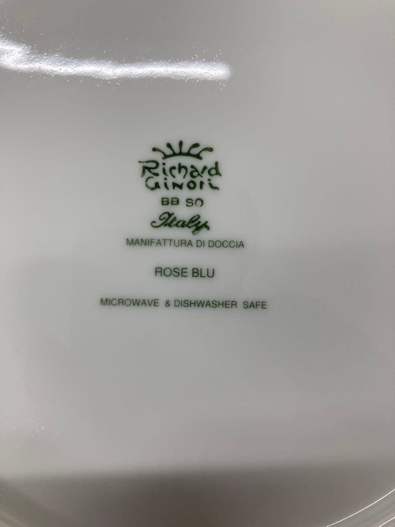 ジノリ　ベッキオブルーローズ　ディナープレート　5枚セット！