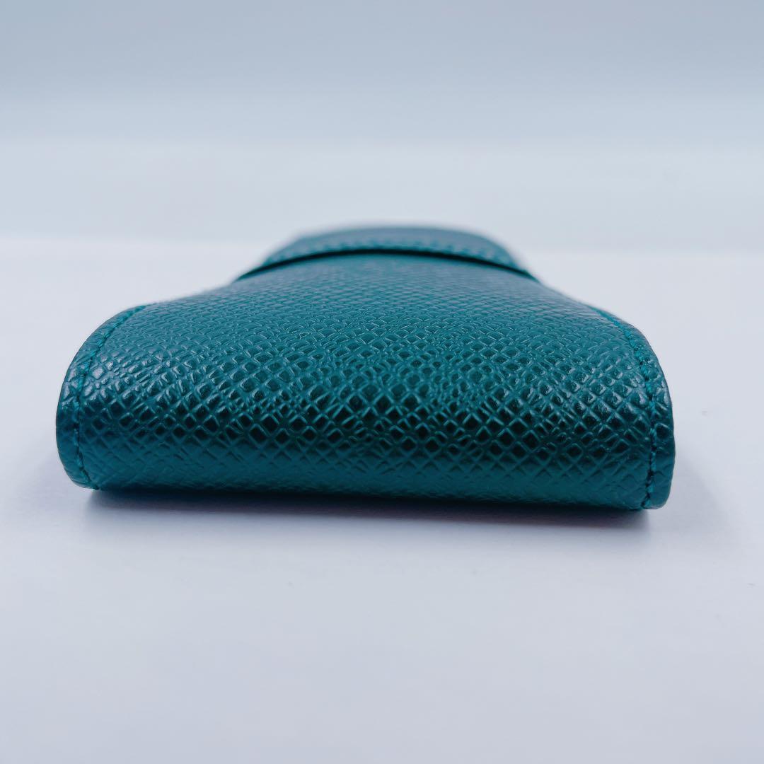 1EM42 LOUIS VUITTON ペンケース グリーン ルイヴィトン LV