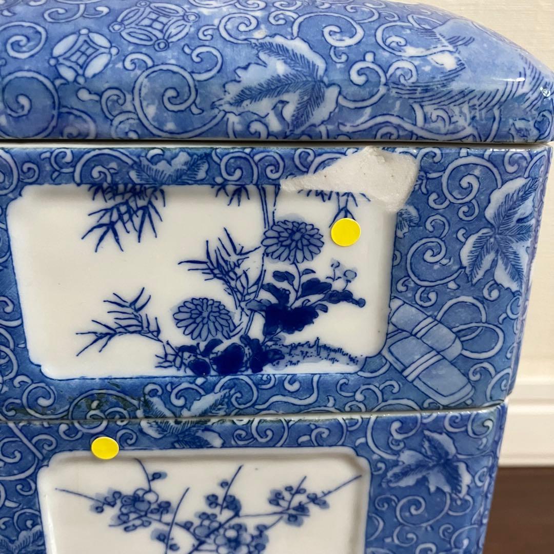 古伊万里　三段重