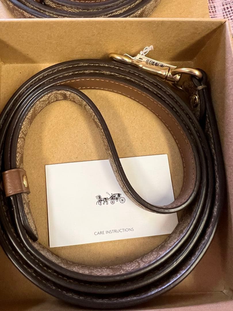 COACHリードと首輪2頭セット