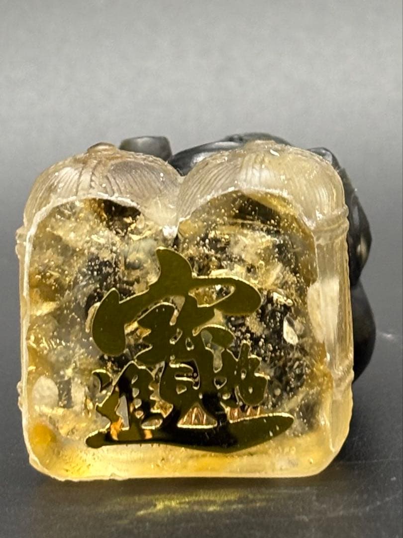 天然石　大黒天(大中小セット)　金運　シトリン　ゴールデンシャインオブシディアン