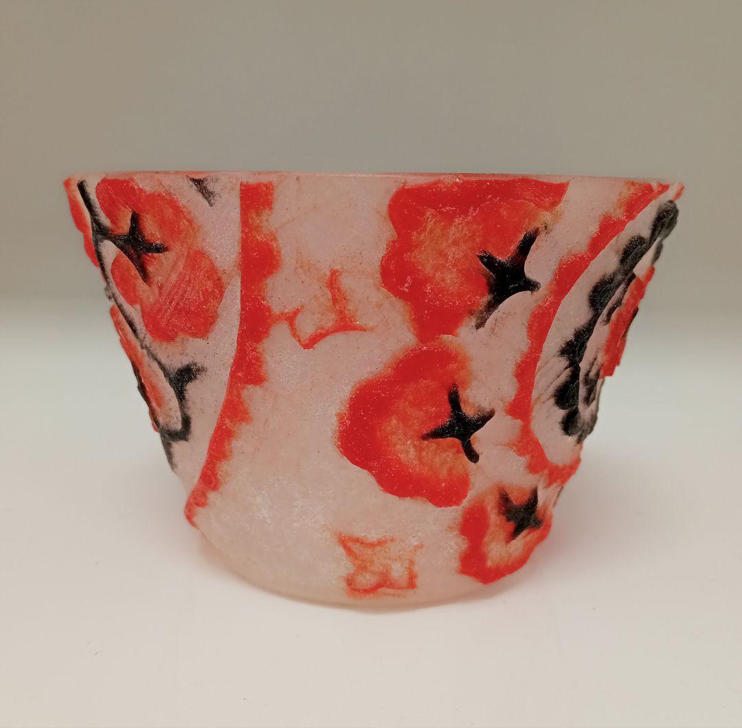 硝子作家　大室桃生　ガラスカップ　器　ボウル
