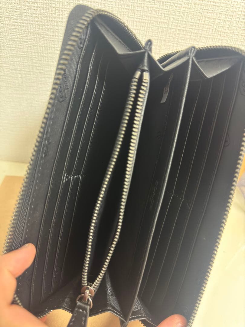 COACH 長財布 新品 ブラックお札入れ 小銭入れ 限定品