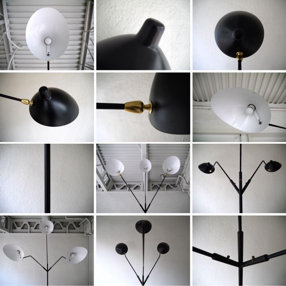 セルジュムーユ Serge Mouille ◇3灯フロアランプ 新品