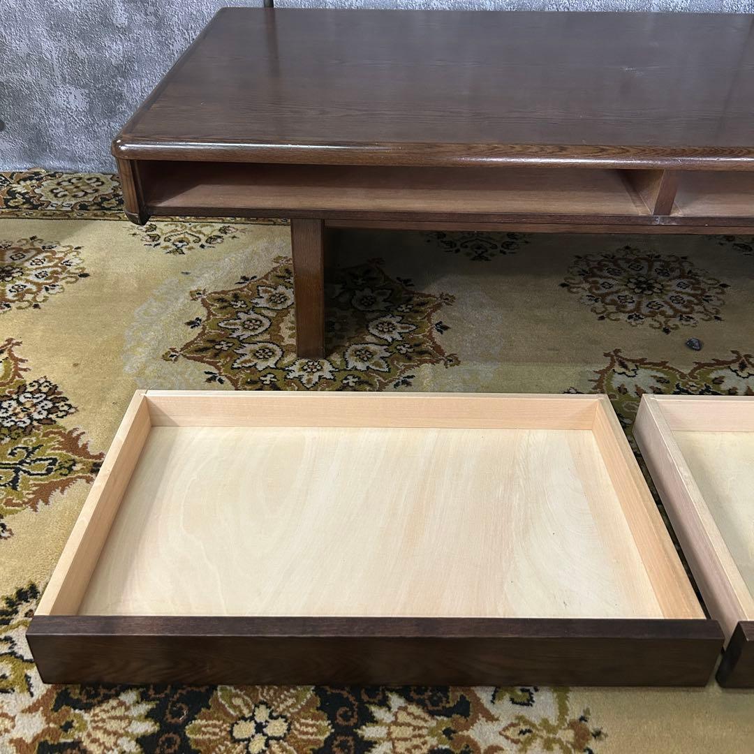 ꧁カリモク家具 karimoku꧂引出し収納付リビングテーブル センター ロー