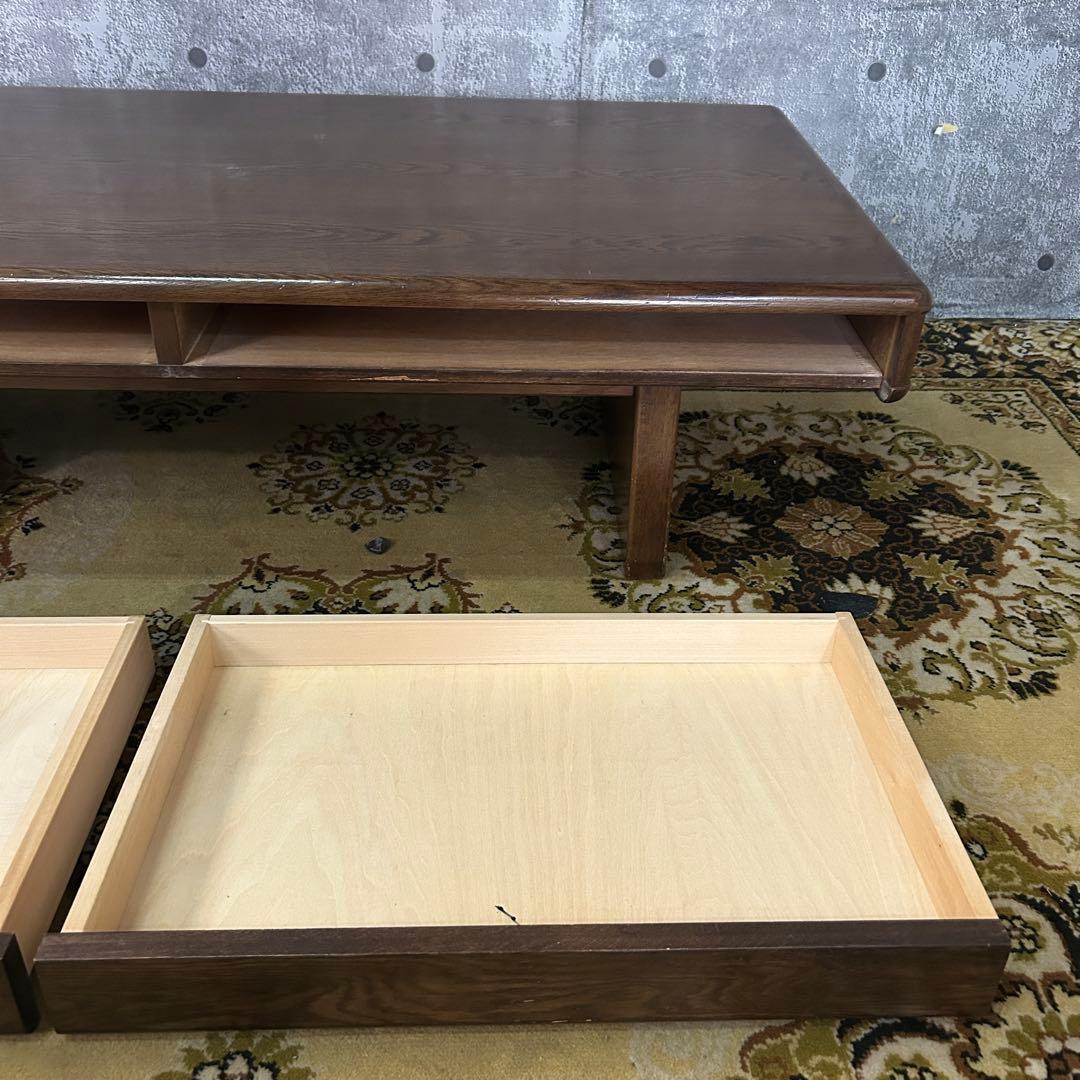 ꧁カリモク家具 karimoku꧂引出し収納付リビングテーブル センター ロー