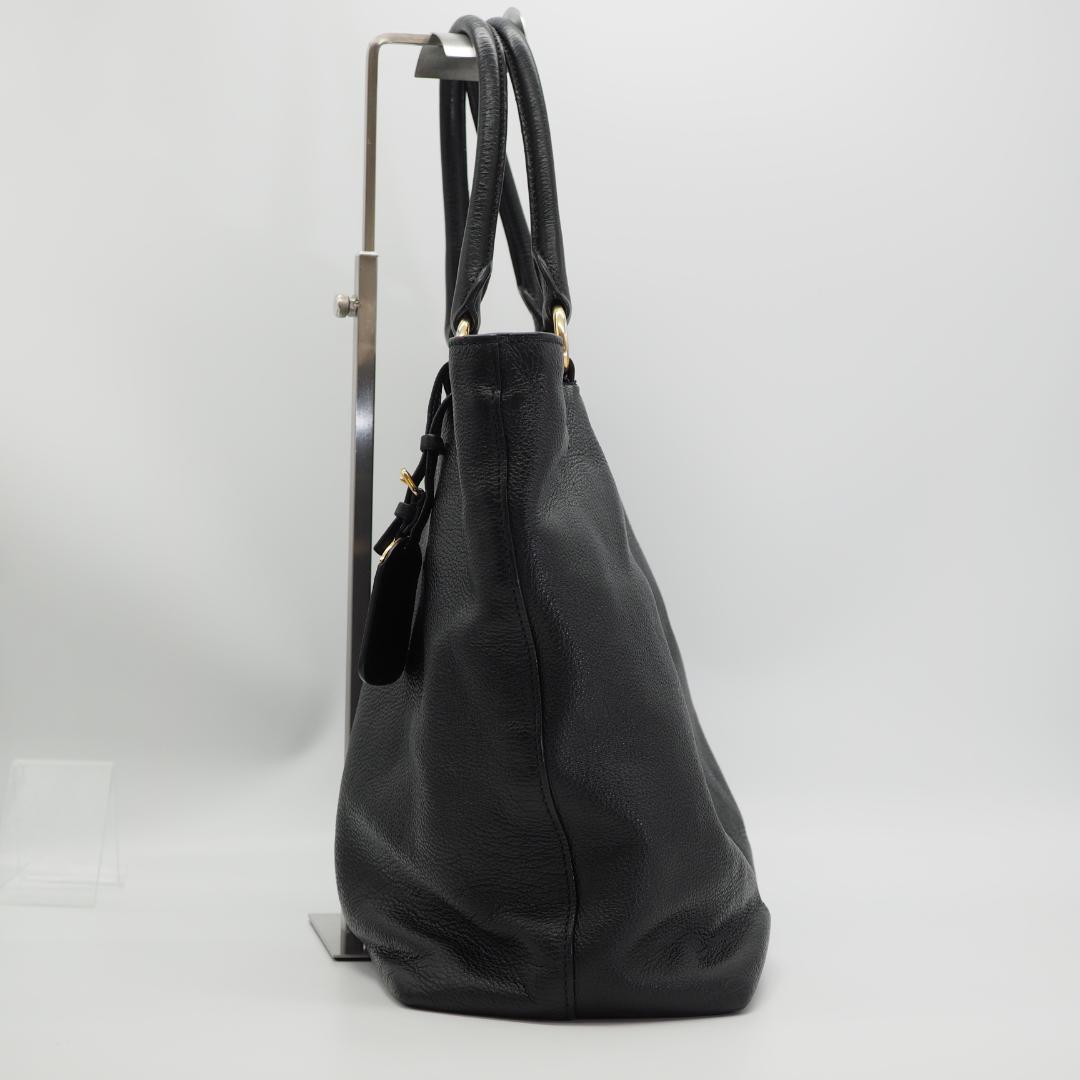 PRADA プラダ トートバッグ ヴィッテロダイノ レザー ブラック 2WAY