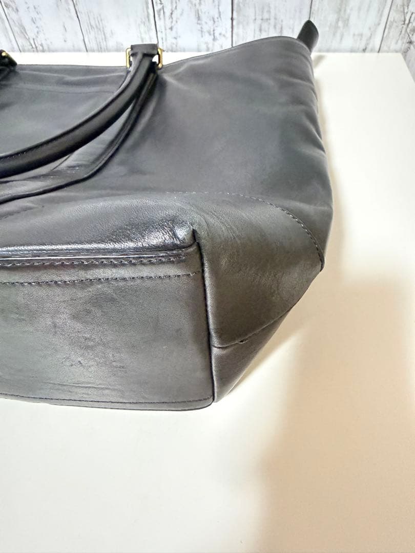 coach トートバッグ　ブラック　オールドコーチ