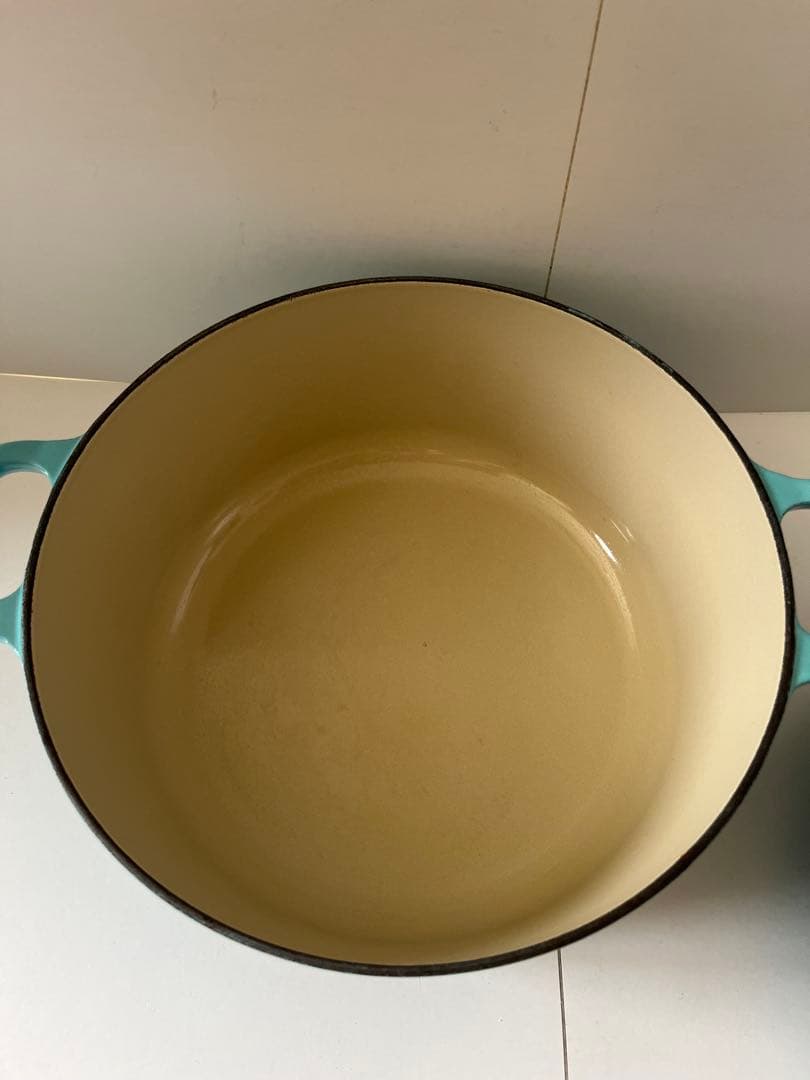 豆子さま専用　ルクルーゼ　ココットロンド　26cm カリビアンブルー
