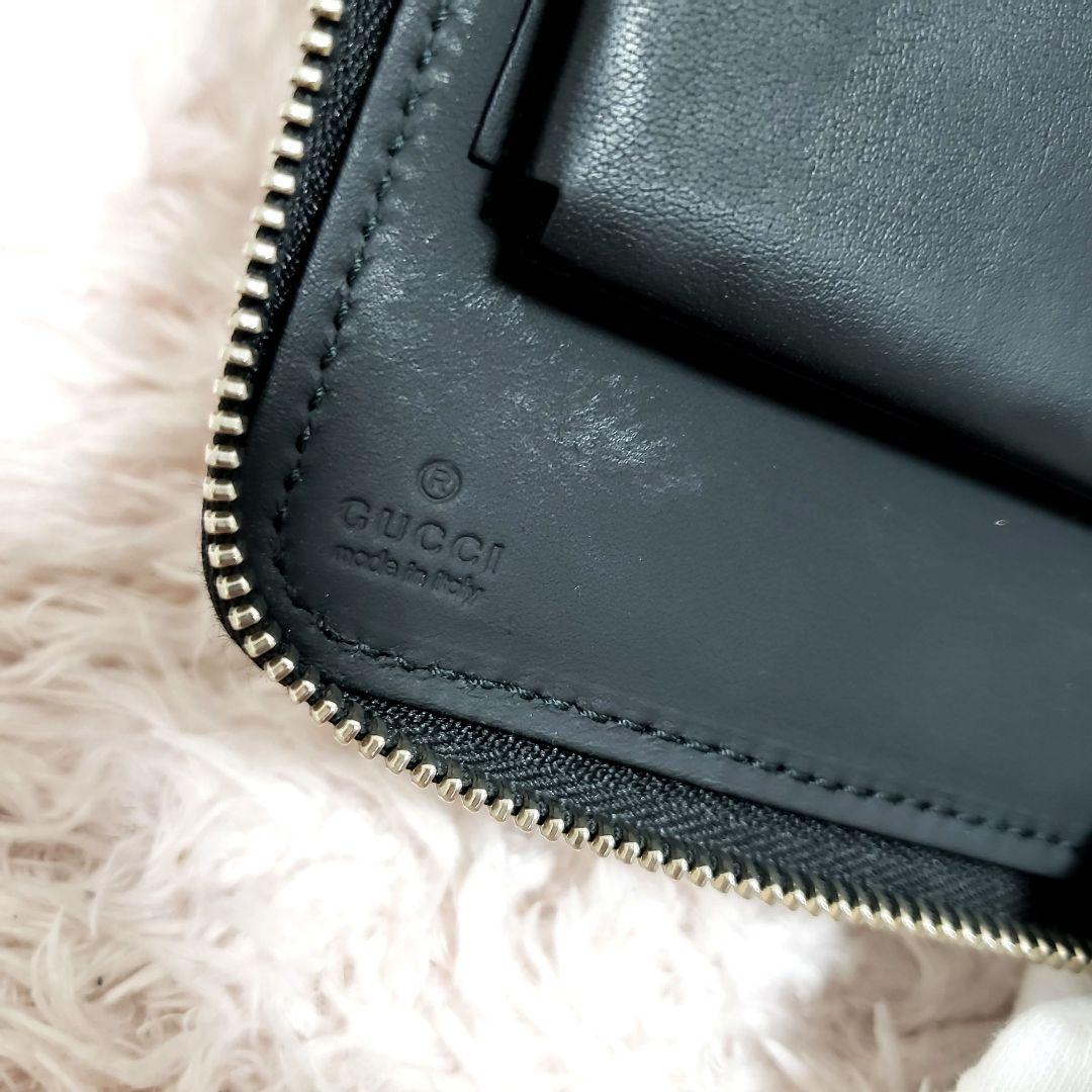 GUCCI グッチ シマシェリーライン ダブルファスナーオーガナイザー美品