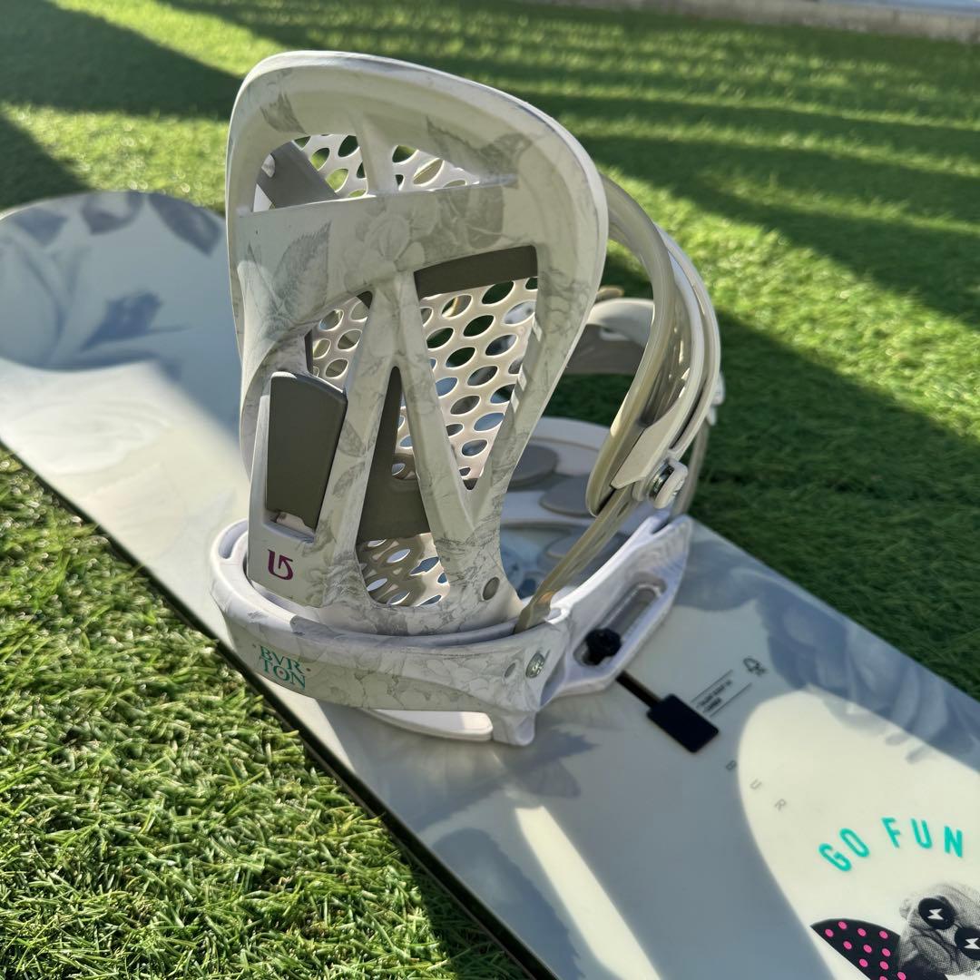 美品　BURTON TALENT SCOUT 141cm ESCAPADEセット